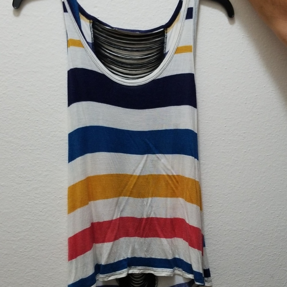 Open Back Tank Top